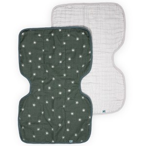 Little Unicorn Organic Cotton Muslin Burp Cloth - 2pk - 1 of 3
