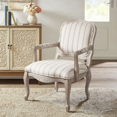 CAVINAS Polyester Accent Chair with Camel Backrest and Wood Legs,Modern Upholstered Living Room Chairs,Reading Chairs for Living Room