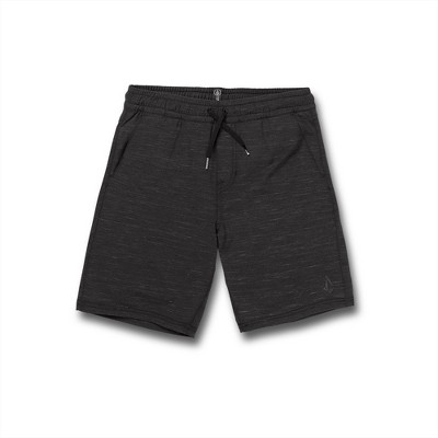 Volcom Boys Understoned Elastic Waist Shorts, Black - S : Target
