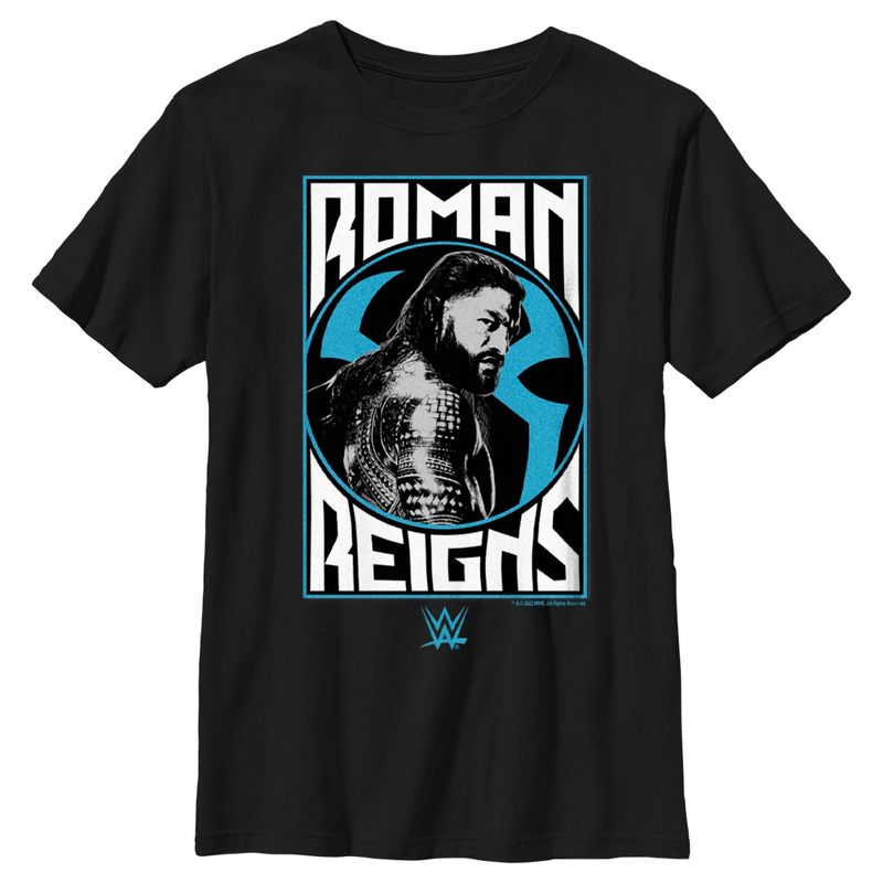 Boy's WWE Roman Reigns Poster T-Shirt, 1 of 6