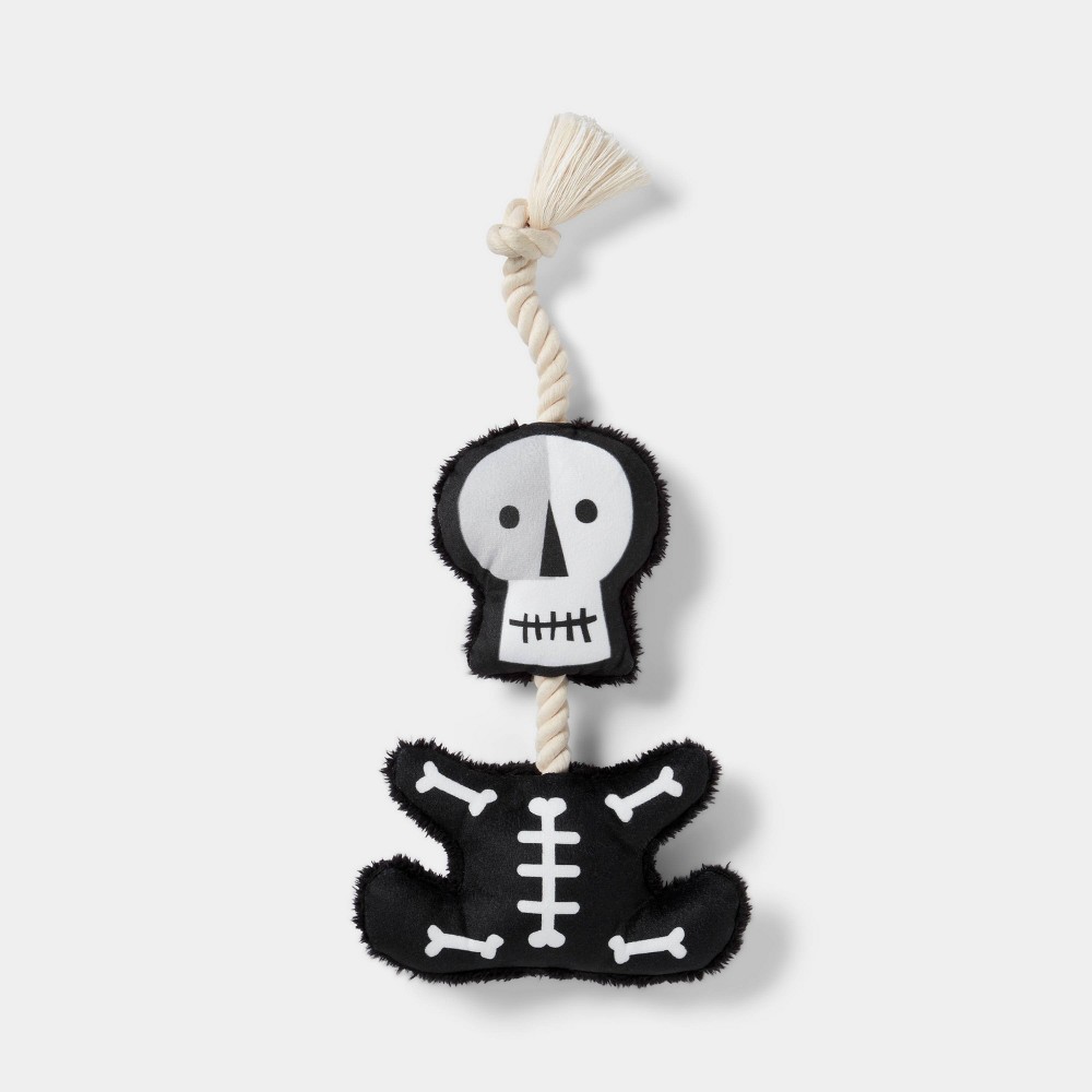 Rope Skeleton Slide Halloween Dog Toy - 15" - Hyde & EEK! Boutique™