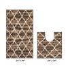 Savio Collection 100% Micro Polyester 2 Piece Bath Rug Set - Better Trends - 2 of 4