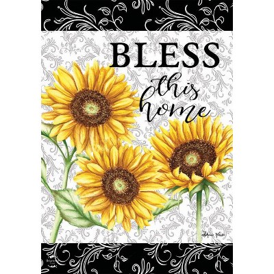 Briarwood Lane Sunflowers Monogram A Garden Flag 18" X 12.5" : Target