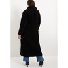 June + Vie by Roaman's Women's Plus Size Maxi Teddy Fleece Coat - 3 of 4