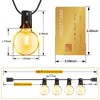 Itopfox 100FT Outdoor String Lights, Waterproof Connectable Shatterproof Outside Light with 50 Edison Spare LED Bulbs Plug in Patio Lights for Indoor - 4 of 4