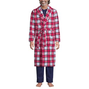 Lands' End Men's Fleece Robe - 1 of 3
