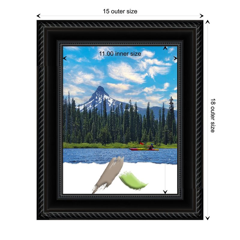 Amanti Art Corded Black Picture Frame, 4 of 11