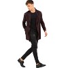 Unique Bargains Men's Shawl Collar Open Front Long Cardigan - 2 of 4