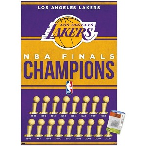 Trends International NBA Los Angeles Lakers - Champions 23 Unframed Wall Poster Prints - 1 of 4