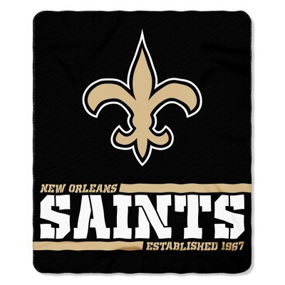 The Northwest Company New Orleans Saints Fleece Throw , Gold