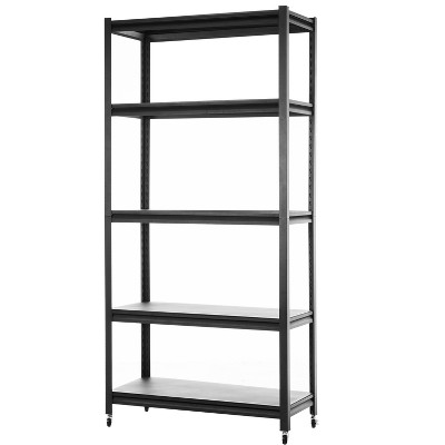 Vynxaria Heavy-Duty 5-Tier Utility Storage Shelves, 72" Adjustable Garage and Kitchen Rack