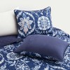 Peace Nest Soft Printed Coverlet Set Floral Geometric Bedspread, Modern Reversible Quilt and Shams Set - 4 of 4