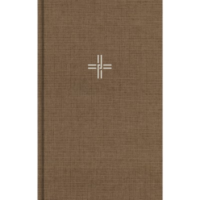 CSB Single-Column Personal Size Reference Bible, Brown Cloth Over Board - by  Csb Bibles by Holman (Hardcover)