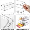LunaLulinlk 3 Pack Refrigerator Organizers, Stackable Fridge Drawer Organizer Set , BPA-free Clear Storage - 4 of 4