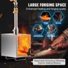 VEVOR Portable Propane Forge, 1 Burner Farrier Forge, 2600℉ Tool and Knife Making Blacksmithing Gas Forge, Large Capacity, Silver - 4 of 4