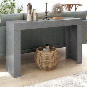 Galano Console Table with Slim Rectangular Top 46.9" W x 12.8" D x 29" H - 1 of 4
