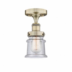 Canton - 1 Light Semi-Flush Mount In Industrial Style-9.25 Inches Tall and 5.25 Inches Wide - 1 of 1