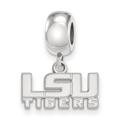 Black Bow Jewelry Sterling Silver Louisiana State Fighting Tigers NCAA Bead Charm