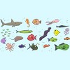 Boy's Design By Humans Funny sea creatures cartoon illustration By thefrogfactory T-Shirt - 2 of 3