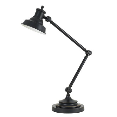 34" Lumen Desk Lamp (Includes LED Light Bulb) Dark Bronze - Cal Lighting