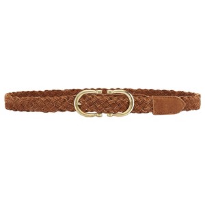 Women's Double Buckle Braided Belt - LASCANA - 1 of 4