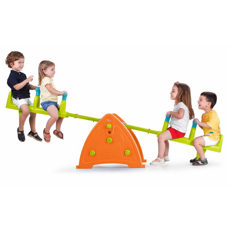 ECR4Kids Quad Seesaw, Play Structure, Multi, 5 of 8