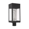 Livex Lighting Franklin 1 - Light Post Light in  Black - 4 of 4