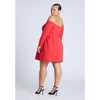 ELOQUII Women's Plus Size Off The Shoulder Structured Mini Dress - 4 of 4