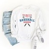 Simply Sage Market Women's Graphic Sweatshirt Baseball Season Bats - 3 of 4