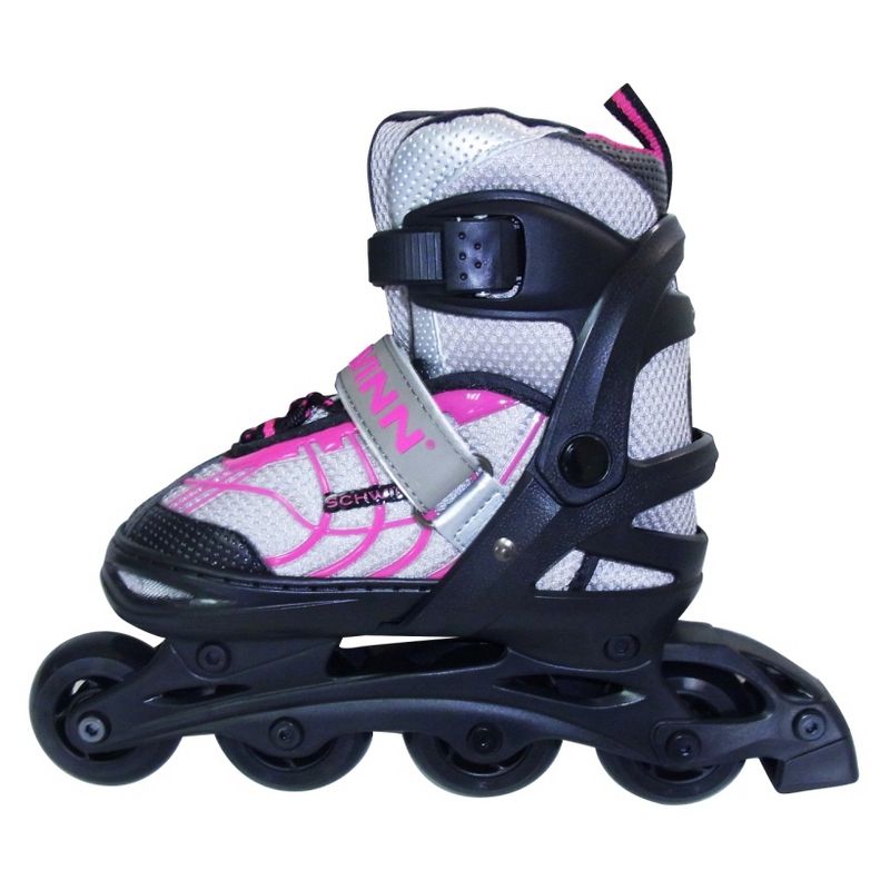 Schwinn Girls&#39; Adjustable Inline Skate (5-8) - Black/Pink, 3 of 6