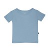 Kyte Baby Short Sleeve Pajamas in Slate - 4 of 4