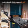 TROPOW 8-Inch Benchtop Band Saw¨C3A 1800RPM Copper Motor, 0-45¡ã Tilting Range for Wood/Aluminum/Plastic,Includes Fence & Miter Gauge (1-Pack, Gray) - 3 of 4