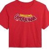 Women's - Marvel - Spider-man Editorial Logo Cropped Graphic T-Shirt - 2 of 4