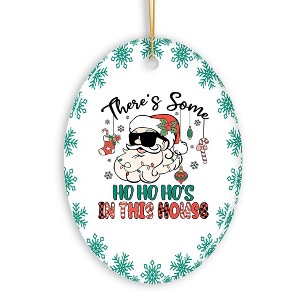 Ask Your Mom If I’m Real Funny Christmas Ornament, Secret Santa Gift| OrnamentallyYou - 1 of 4