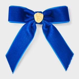 Bijoux Sport by Luv Aj MLB Logo Velvet Hair Bow - 1 of 2