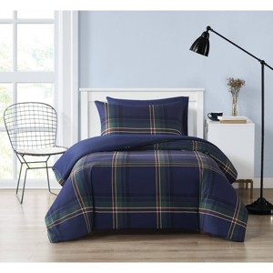 Truly Soft Bronson Plaid Duvet Cover Set - 1 of 4