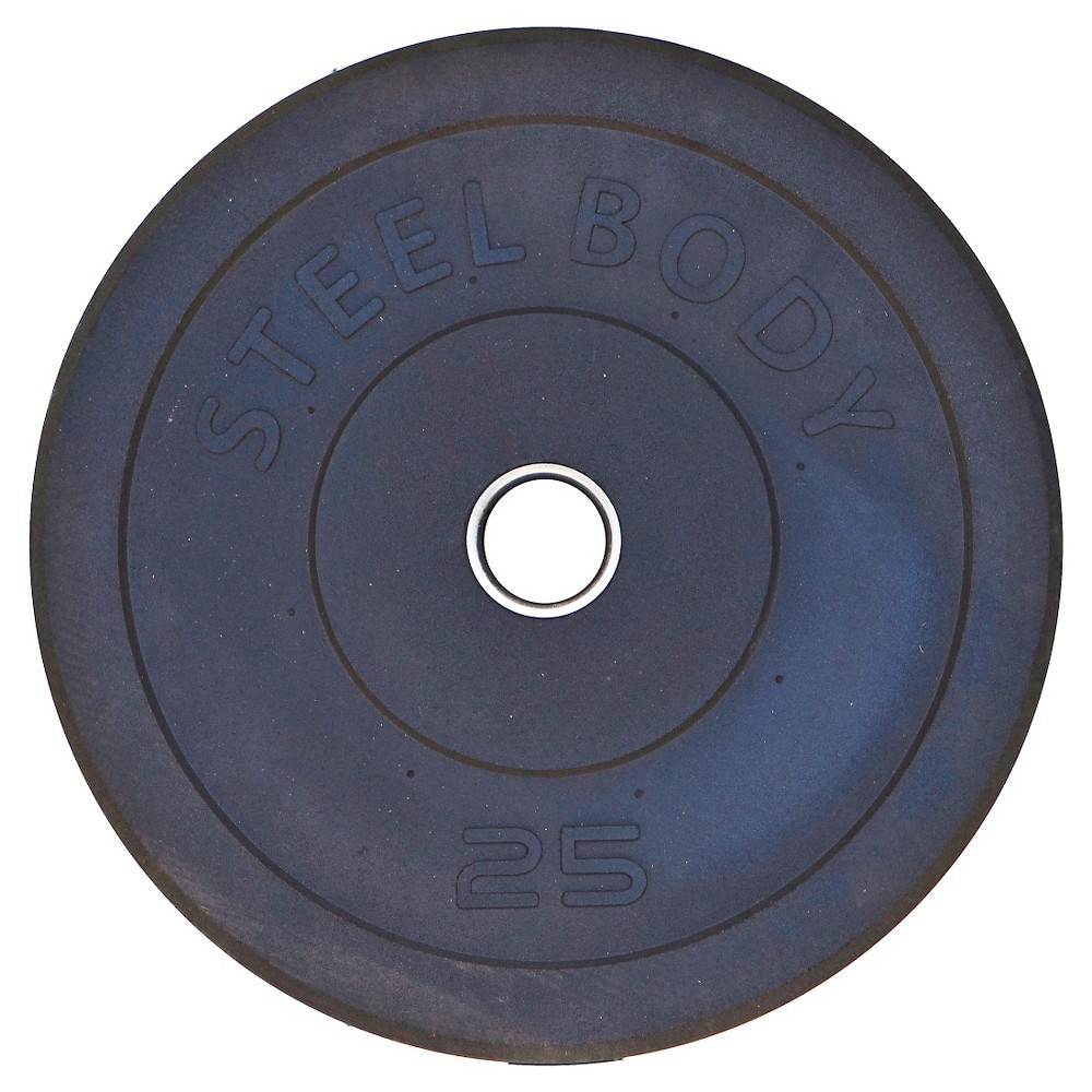 Photos - Barbells & Dumbbells Steelbody Olympic Rubber Plate 25lbs