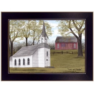 "Faith and Freedom" by Billy Jacobs, Ready to Hang Framed Print, Black Frame - 1 of 1