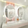Apmir Super Bright Back LED Lighted Anti-Fog Round/Oval Wall Mirror with Tempered Glass & 3-Year Warranty - 3 of 4