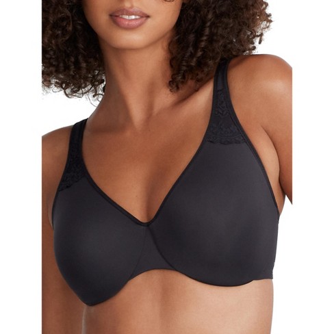 Reveal Women's Low-Key Full-Coverage Minimizer Bra - B30307 42DDD Black