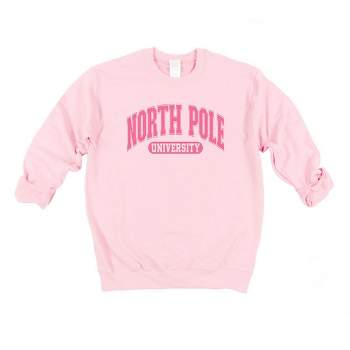 Simply Sage Market Women's Graphic Sweatshirt Pink North Pole University