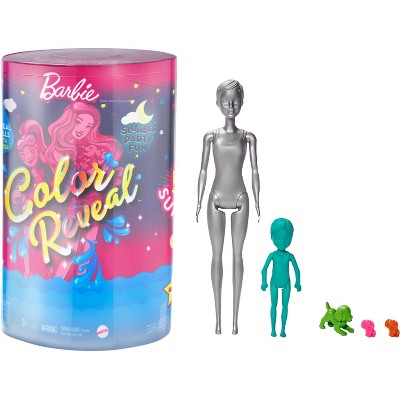 Barbie Color Reveal Slumber Fun Party Doll