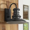 Generation Lighting Redding Station 12 1/2" High Bronze LED Outdoor Barn Wall Light - 2 of 3