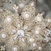 7"H  6"H and 5.5"H Sullivans Snowflake Ornament - Set of 3  Silver Christmas Ornaments - 2 of 2