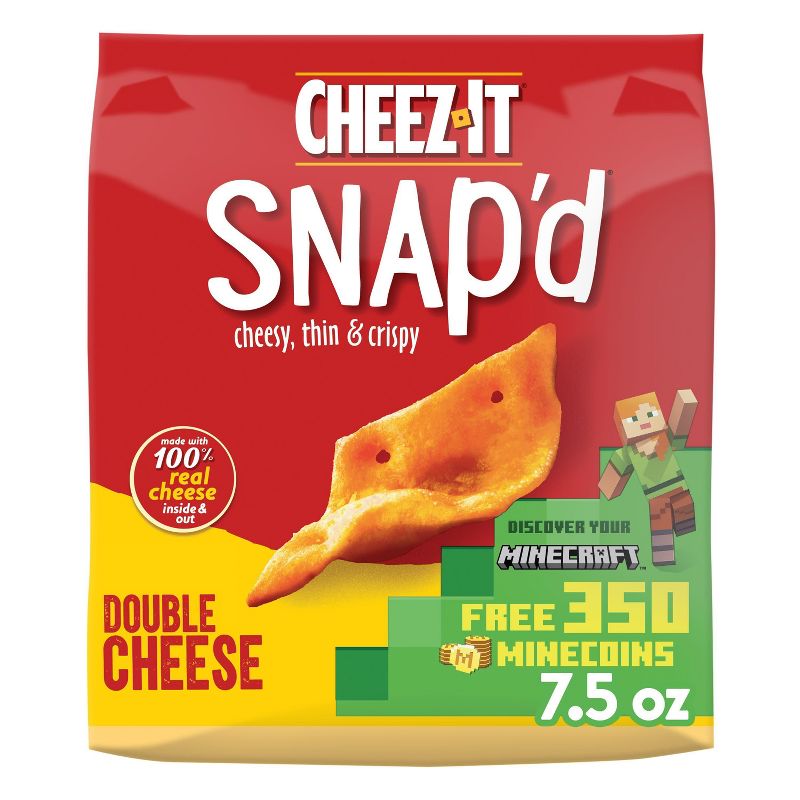 Cheez-It Snap'd Double Cheese Crackers - 7.5oz, 1 of 8