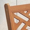 Resenkos Patio Dining Sets,Patio Furniture Sets,Outdoor Patio Dining Set, 4 Seater Wood Dining Table and Chairs, Teak - 4 of 4