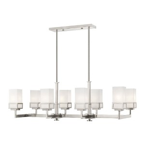 Livex Lighting Harding 8 - Light Chandelier in  Brushed Nickel - 1 of 4