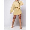Imily Bela Womens Mock Neck Ribbed Sweaters Mini Skirt Fall Winter 2 Piece Skirt Sets Two Piece Outfits - 2 of 4
