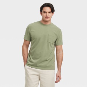 Men's Vintage Short Sleeve Pocket T-Shirt - Goodfellow & Co™ - 1 of 3