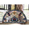 Chloe Lighting Emersyn Victorian Tiffany-Glass Window Panel 24" Wide - 3 of 3